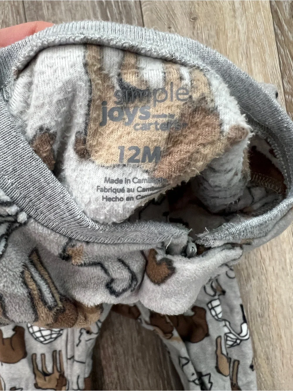 Bundle baby boy Carter’s Star Wars fleece footies